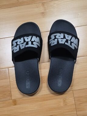 Adidas Star Wars Black Slide Sandals